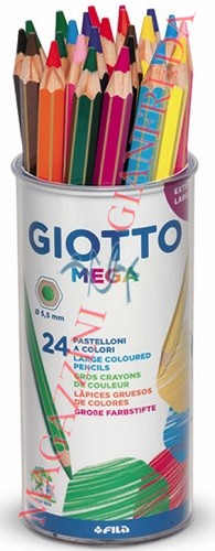 GIOTTO MEGA PASTELLI IN BARATTOLO 24 PEZZI